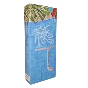 Water-Fountain Dual Spray Swimming Pool Accessories,Adjustable 2in1 Spray Nozzle